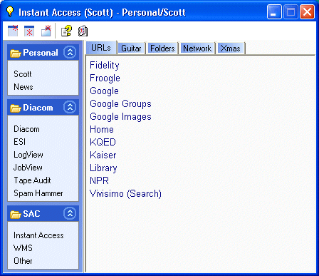 Instant Access Screenshot